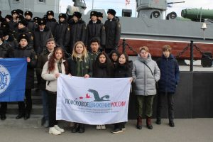 Астраханские патриоты приняли участие в мероприятиях, посвящённых 300-летию основания Каспийской флотилии